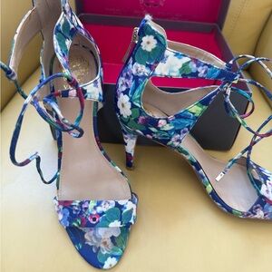 Vince Camuto Floral Multicolor Women's Heels
